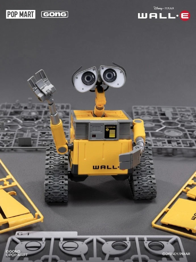 Pop Mart GONG WALL·E Robot Mobilization Kawara Tsutomu Assembly Figure Model Kit