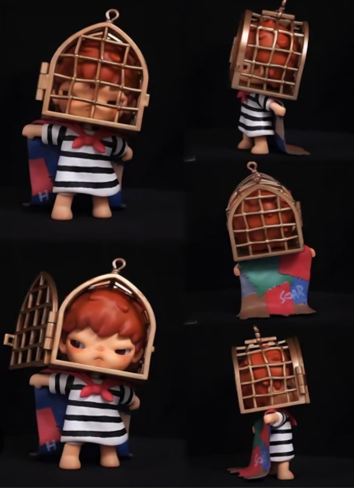 Popmart – Hirono – Tamed Wildgrass Series Figure. NEW – CAGED BIRD -US seller