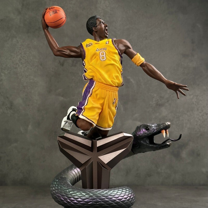Basketball star NBA GK Kobe Black Mamba Hurricane model ornaments boxed