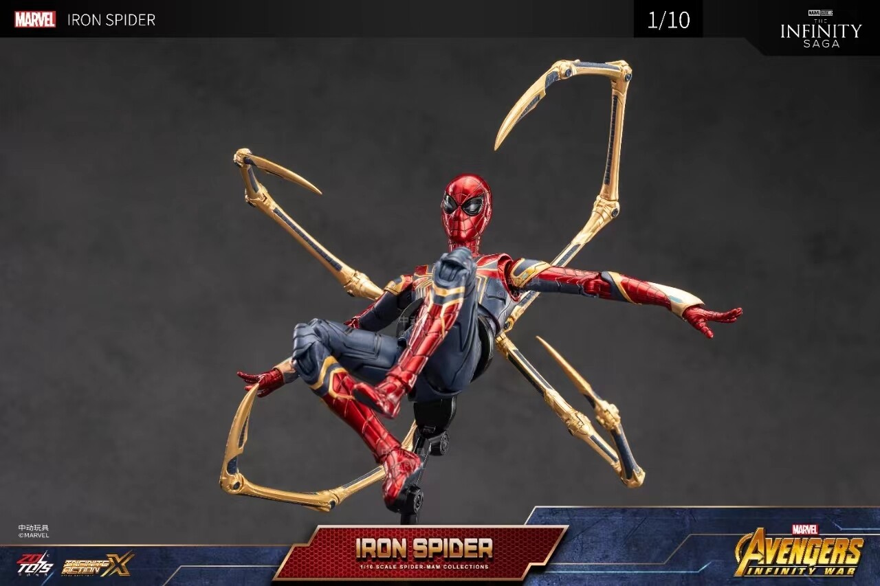 ZD Toy Marvel Iron spider 2.0 The Avengers model toys Collection action figures