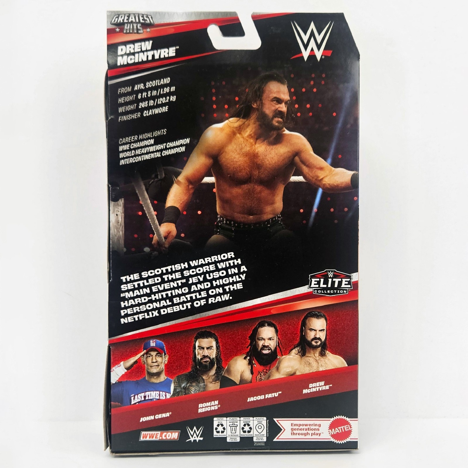Drew McIntyre – WWE Elite Greatest Hits 12 Mattel Toy Wrestling Figure