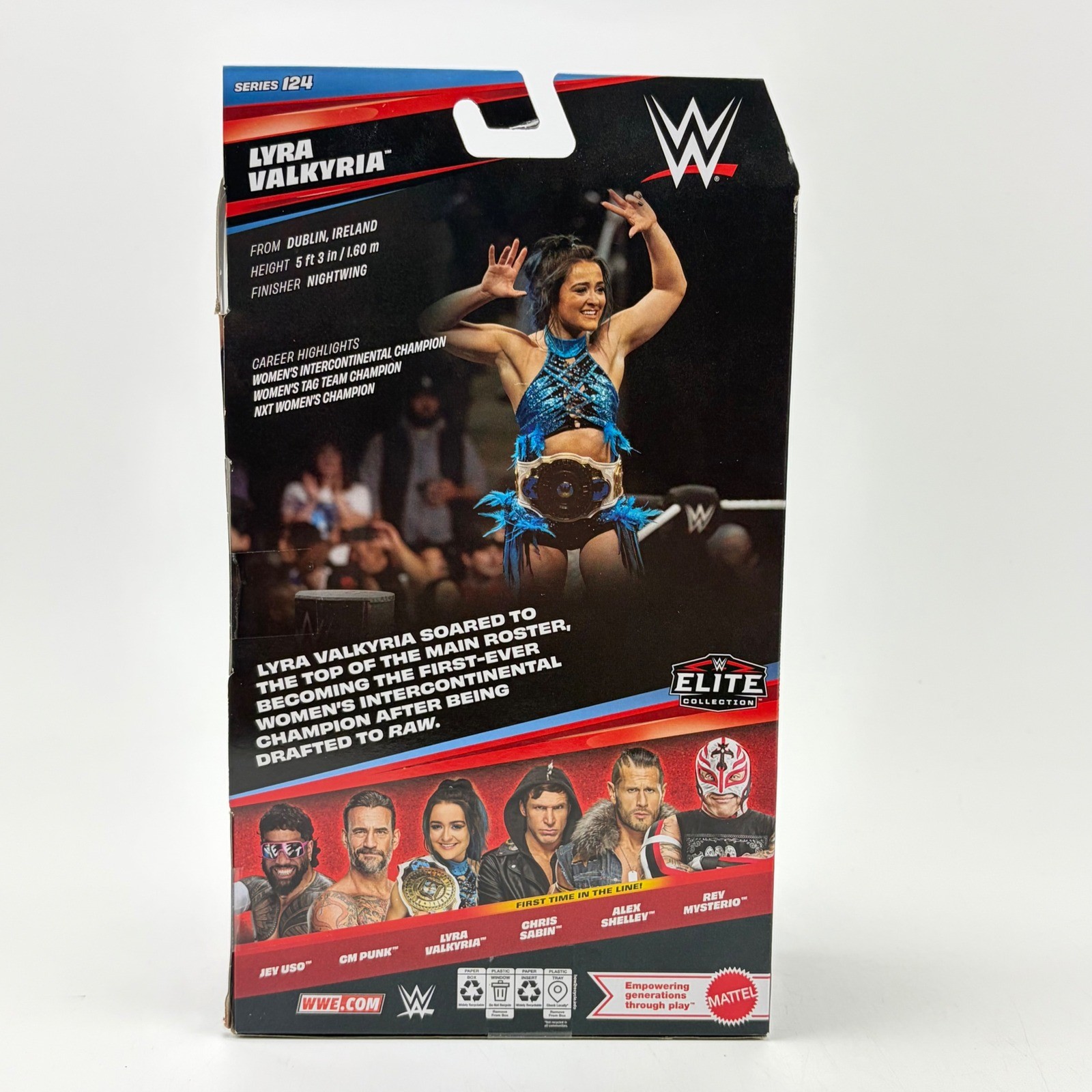 Mattel WWE Elite Collection Series 124 Lyra Valkyria Action Figure with Belt