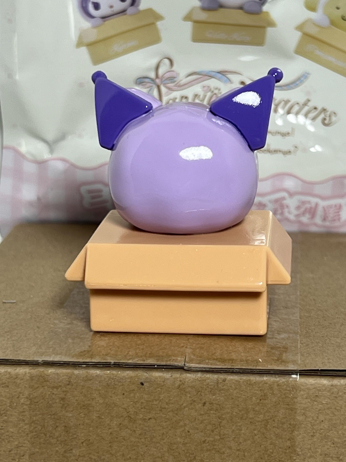 Sanrio Characters Kuromi in Box Wearing Cat Costume 1.5″ Figure New