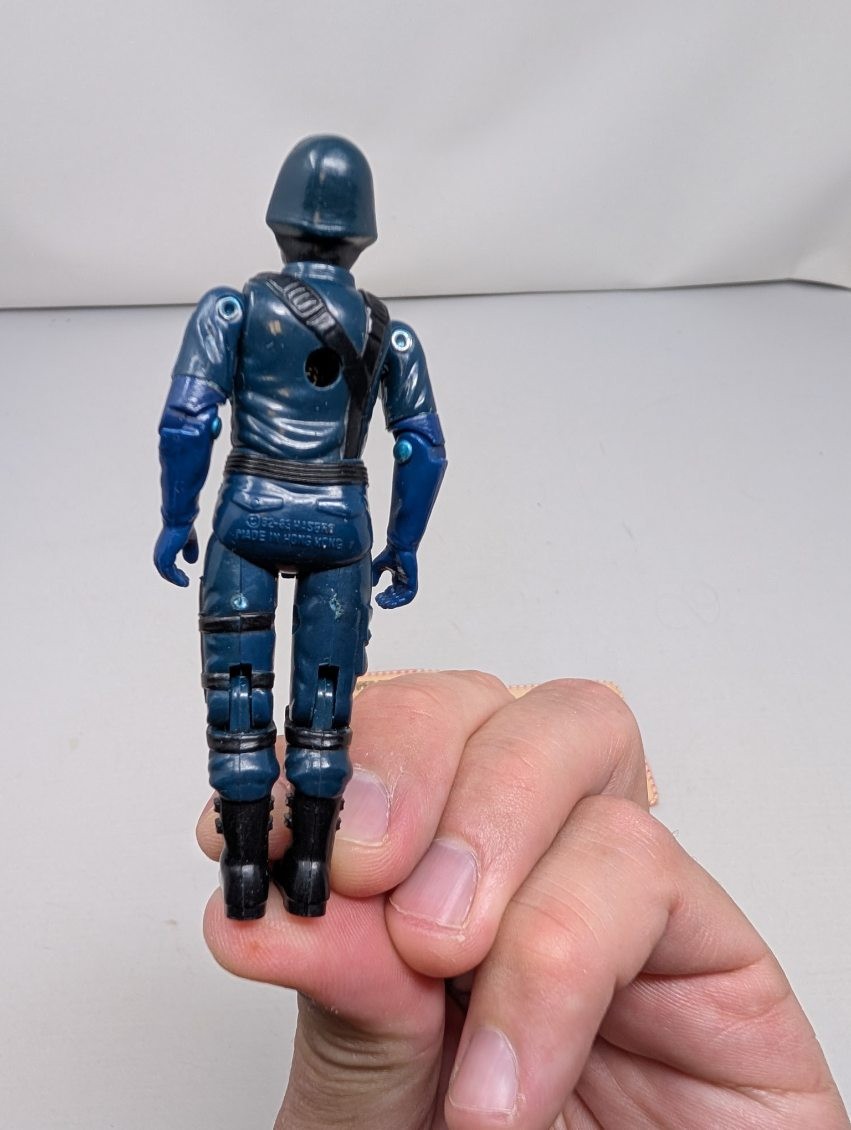 GI JOE ARAH Cobra Viper Pilot Figure 1983 Complete with File Card Vintage G.I.