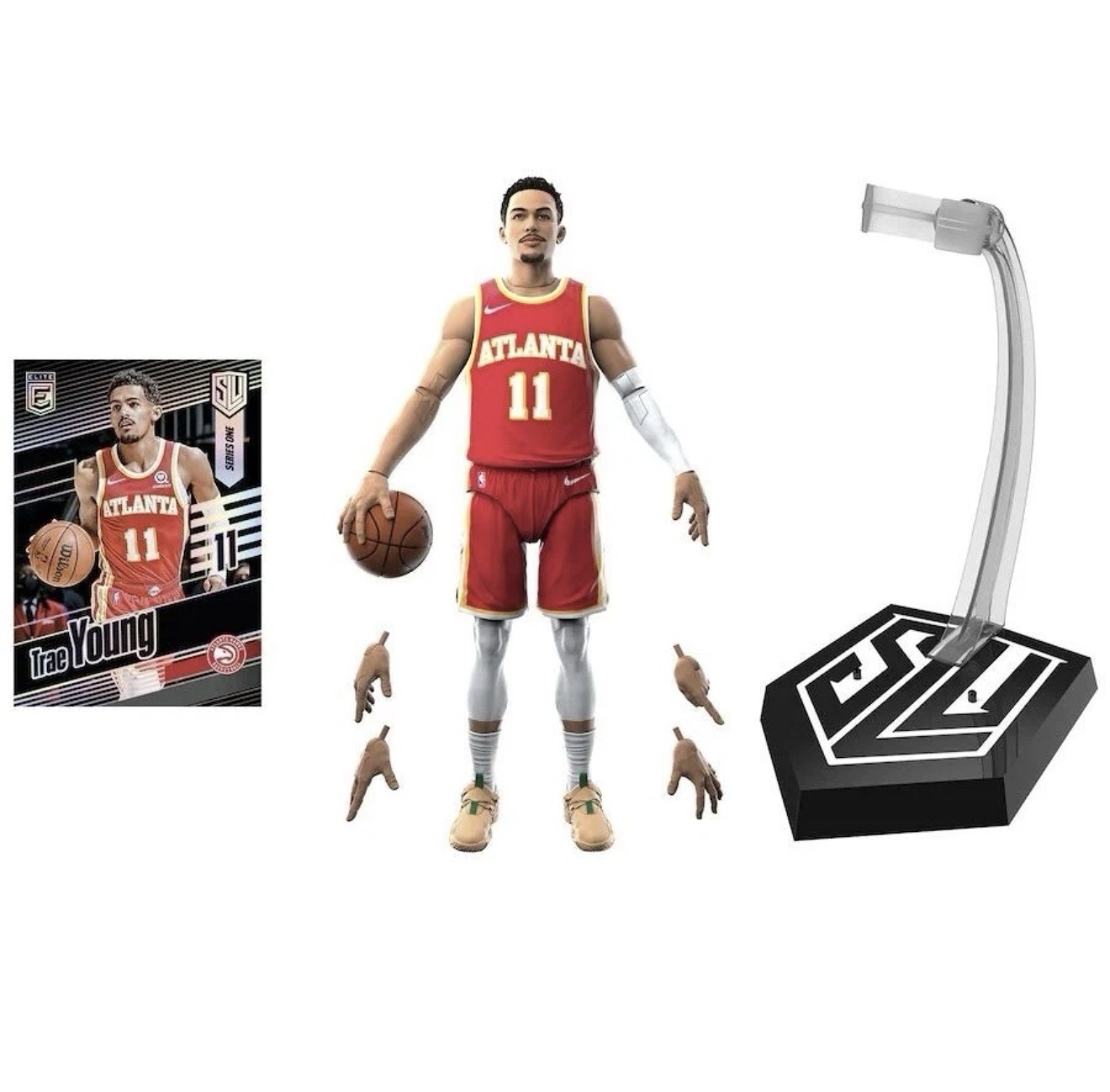 Trae Young Hawks Hasbro Starting Lineup NBA Series 1 Figure MISB USA