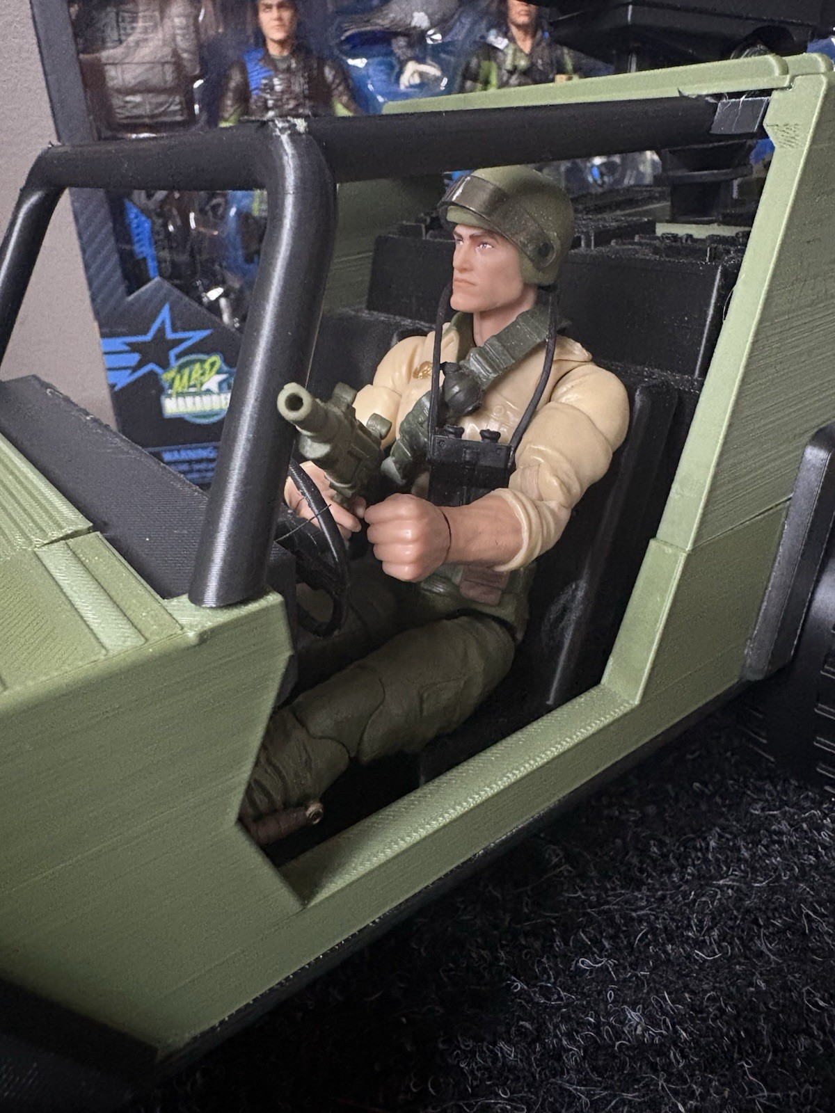 GI JOE VAMP MK-II 1/12 Scale – 3D Printed, Fully Detailed, Made to Order