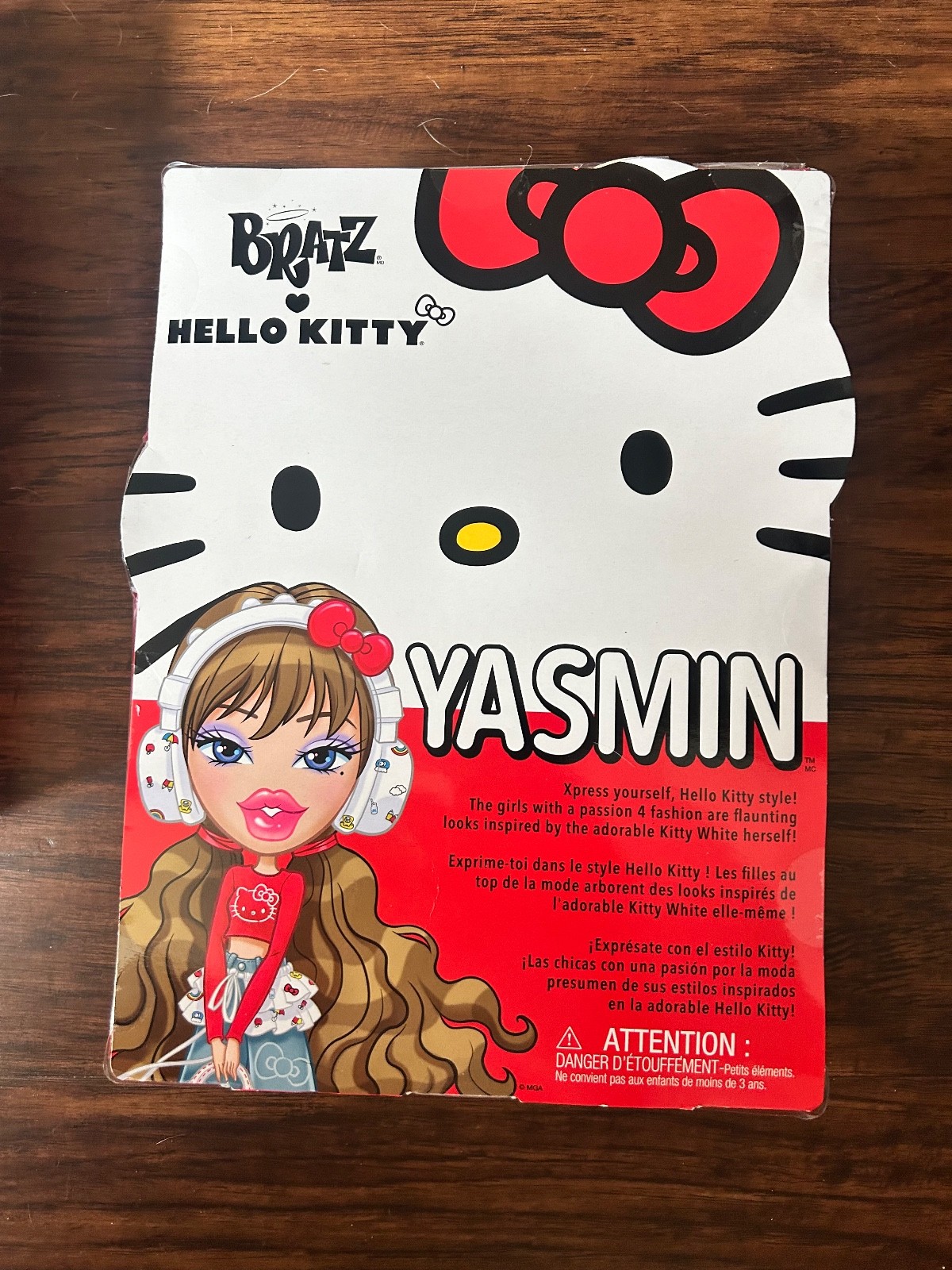 Bratz x Hello Kitty Yasmin Sanrio Fashion Doll w/Accessories FREE PRIORITY MAIL