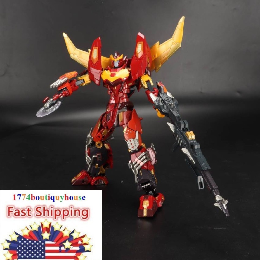 NEW AUTOBOT AT-01 Hot Rod Rodimus Repair Edition Transformation Alloy TOY USA 9″
