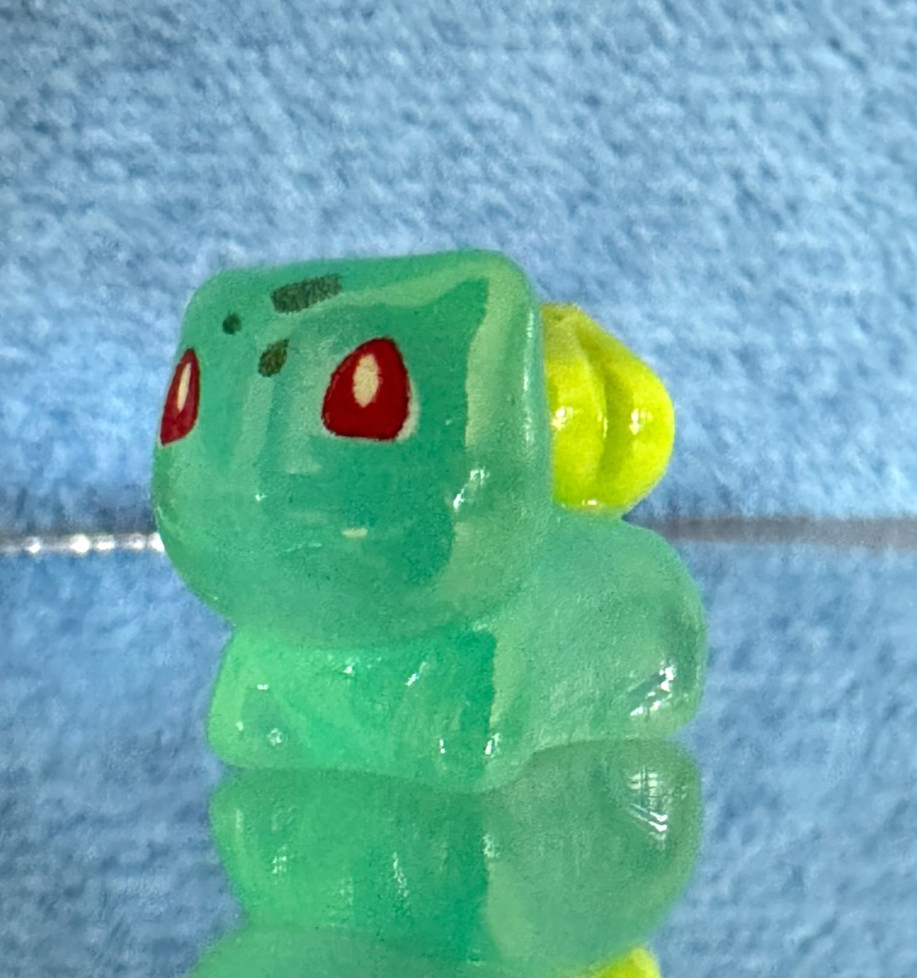 Miniature Resin Pokemon Figures – Set of 13 – Glow in Dark – by BANDAI – NEW