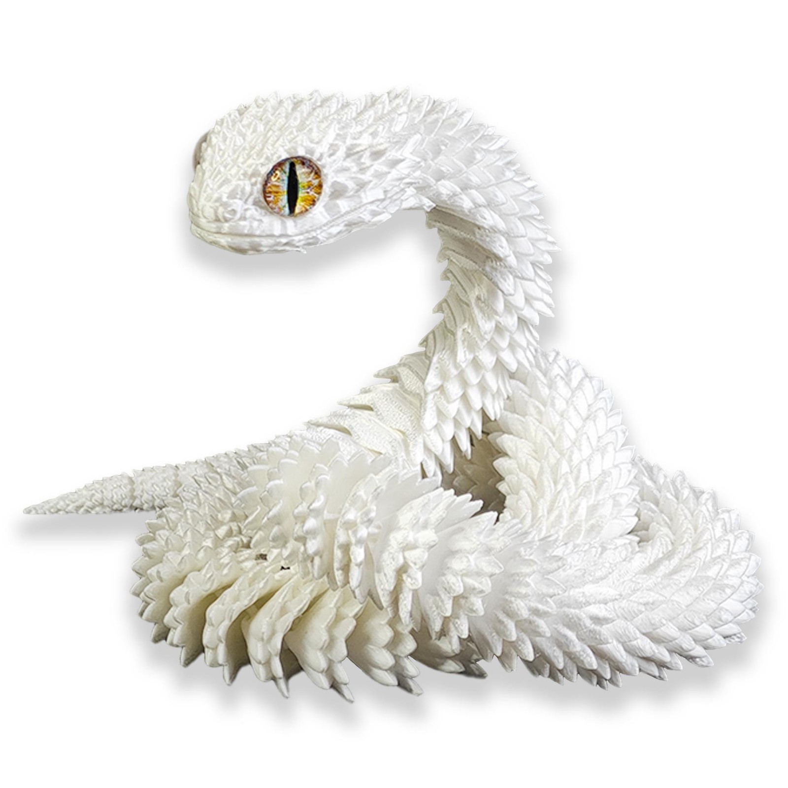 60cm 3d Printed Snake Movable Joint Simulation Figures Newyear Decoration Big