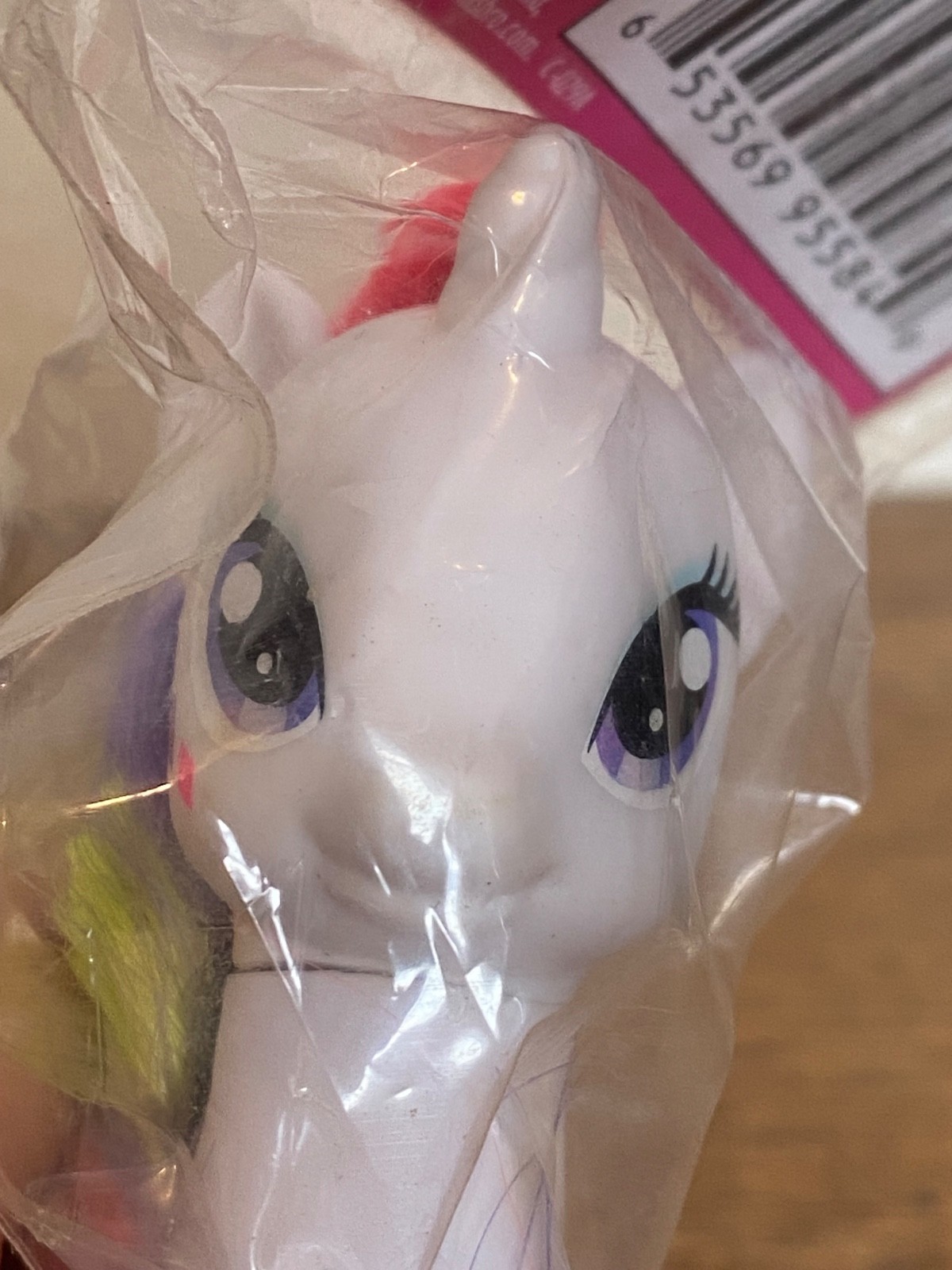 My Little Pony RARITY NEON RAINBOW POWER International, UK, China – 3″, G4, MIP