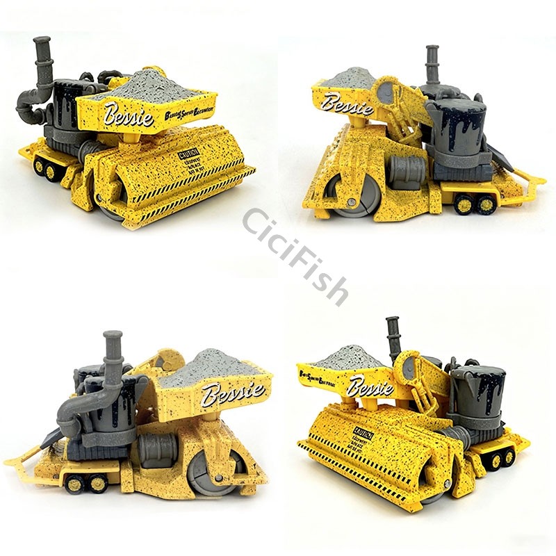 Disney Piaxr Cars Diecast Model – Bessie – Finest Road-Paving Machine Rare Gift