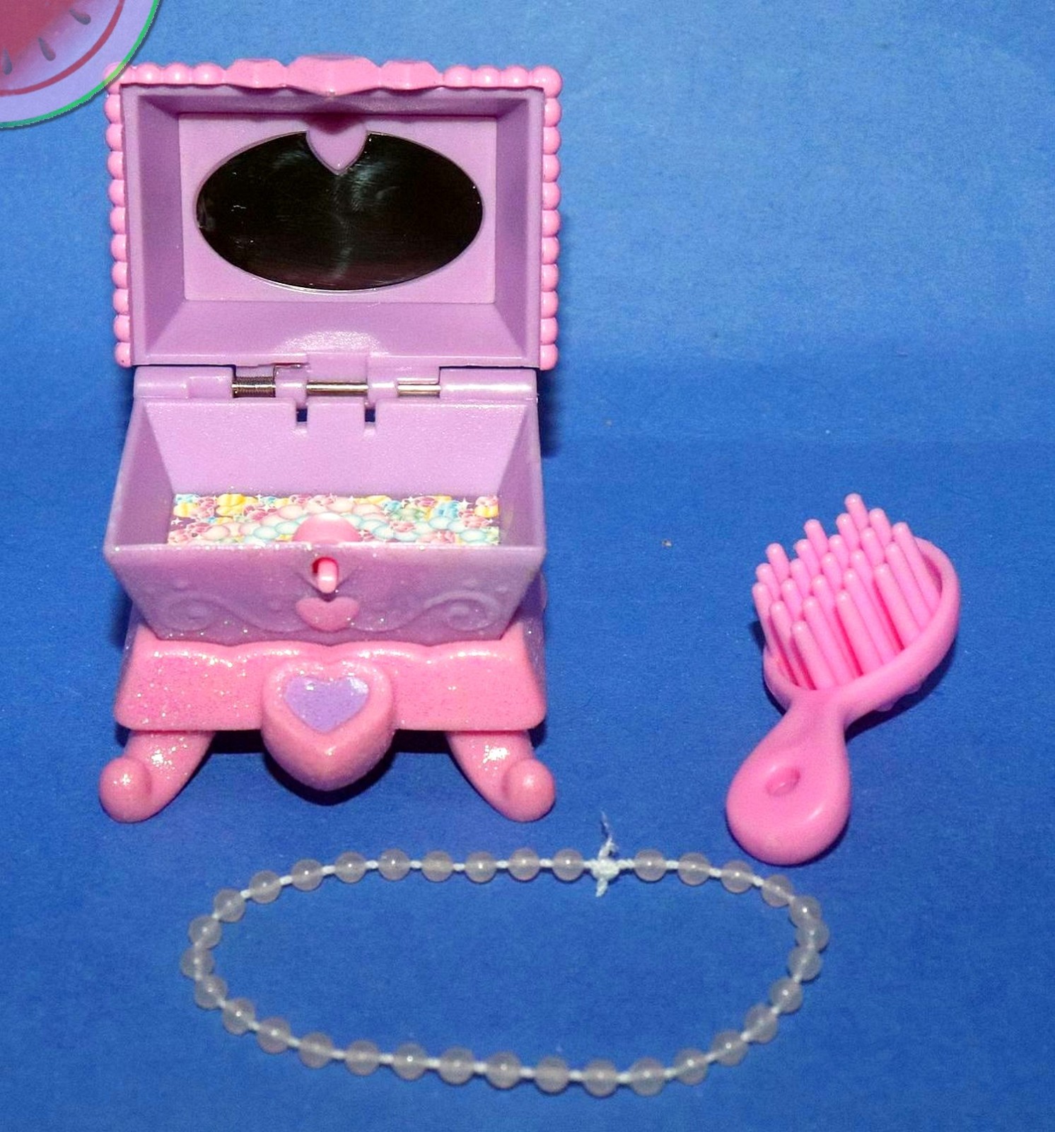 My Little Pony G3 Crystal Princess RARITY Long Hair Unicorn Jewelry Chest MLP