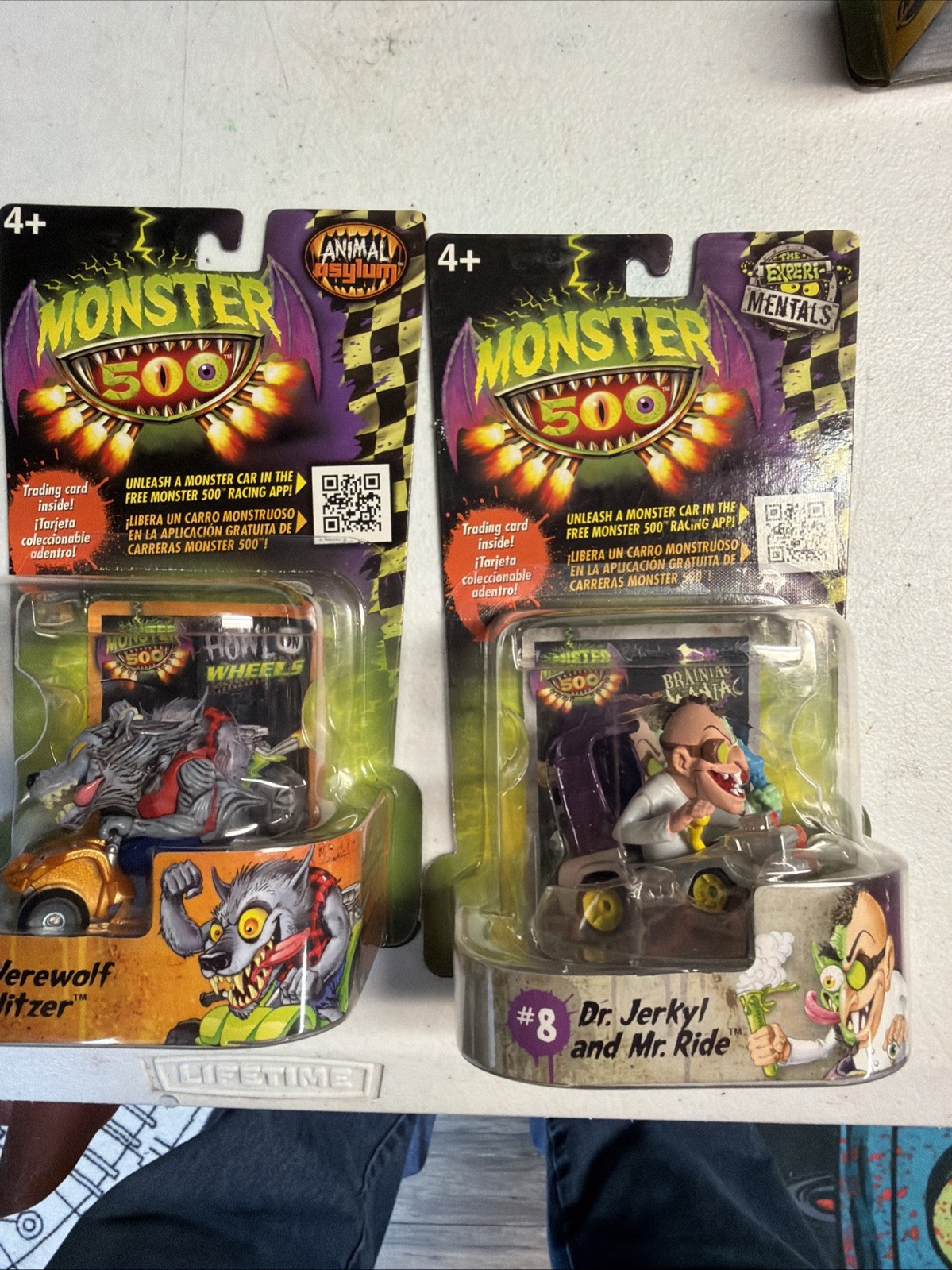 Monster 500 Driving Dead Lot Series Complete Set Serie Complet Car with Card