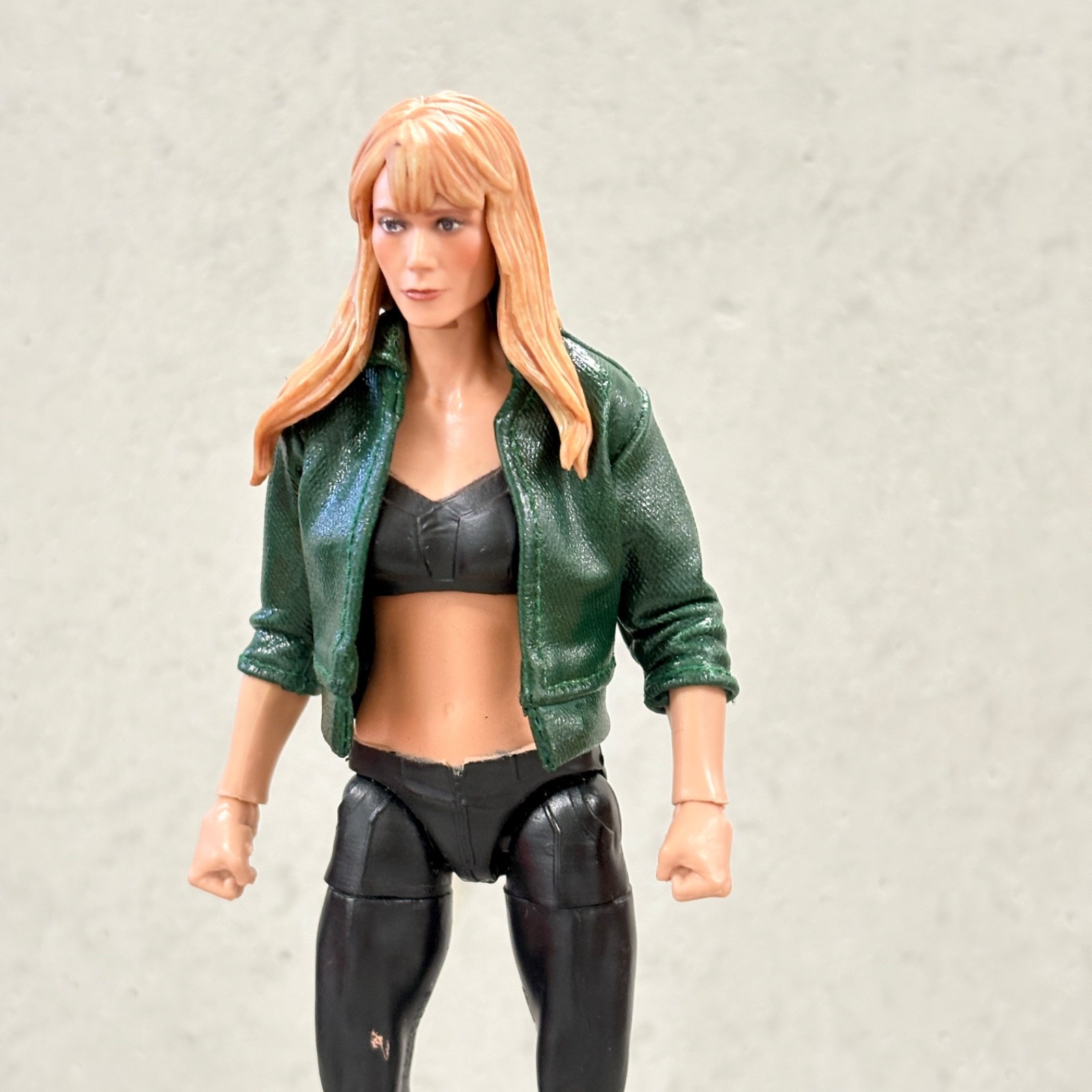 PB-JKT-RO: 1/12 Green Short Jacket for 6″ female action figures ML Rogue
