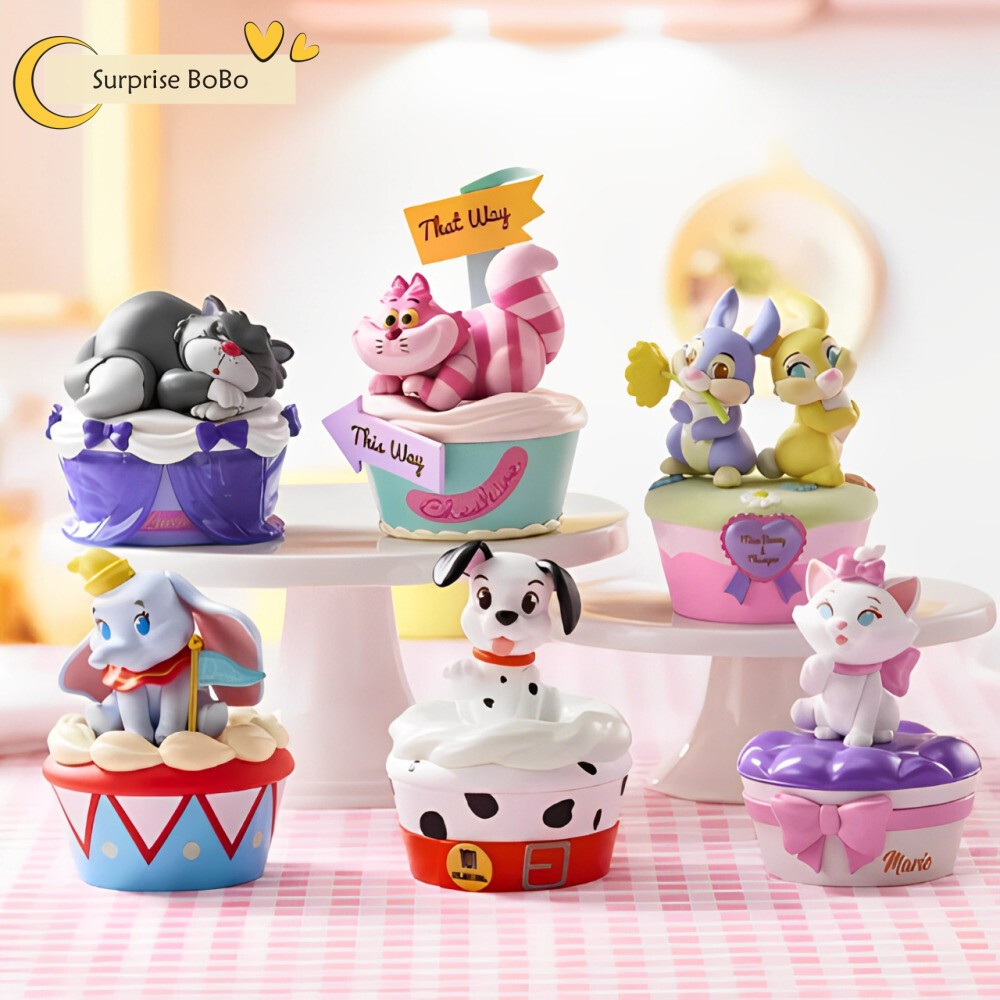 MINISO Disney Animal Cupcake Series Confirmed Blind Box Figure Hot Toy Art Gift
