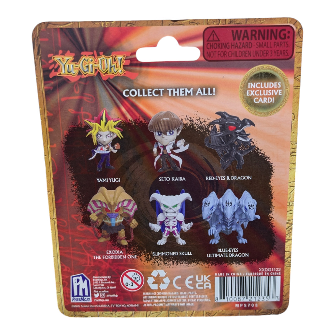 2020 Phat Mojo Series 1 YuGiOh «Summoned Skull» Mini Figure W/ Card Collect NIB