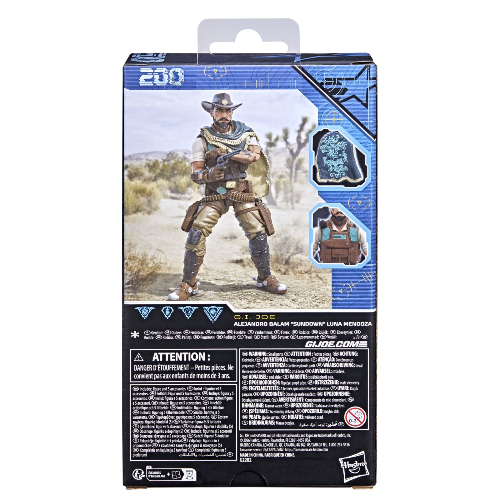 GI Joe Classified Series 6″ 200 Alejandro Balam Sundown Luna Mendoza 260601