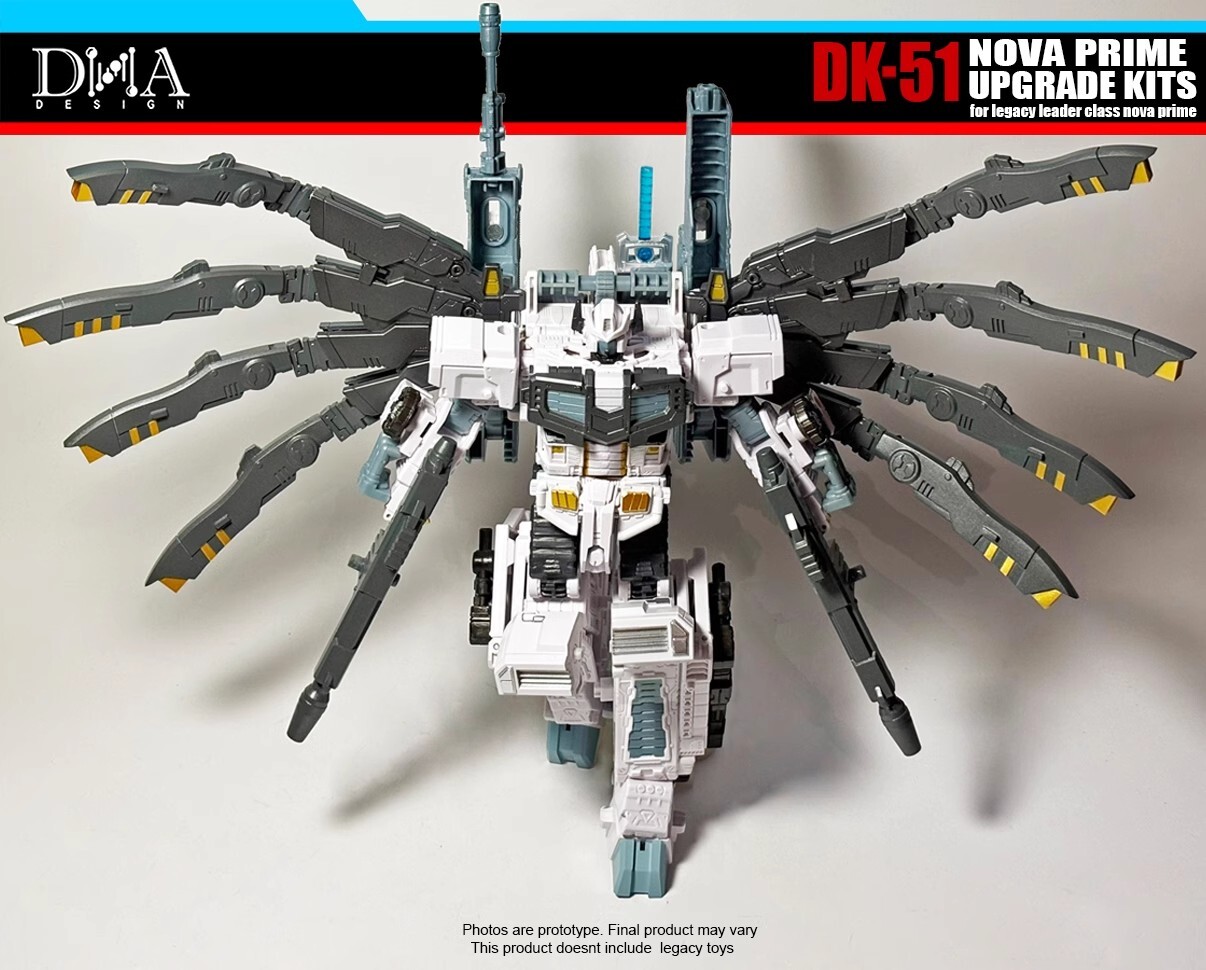 DNA DK-51 Wings Weapon Upgrade Kit For Legacy Leader Class Nova Prime WITH BONUS