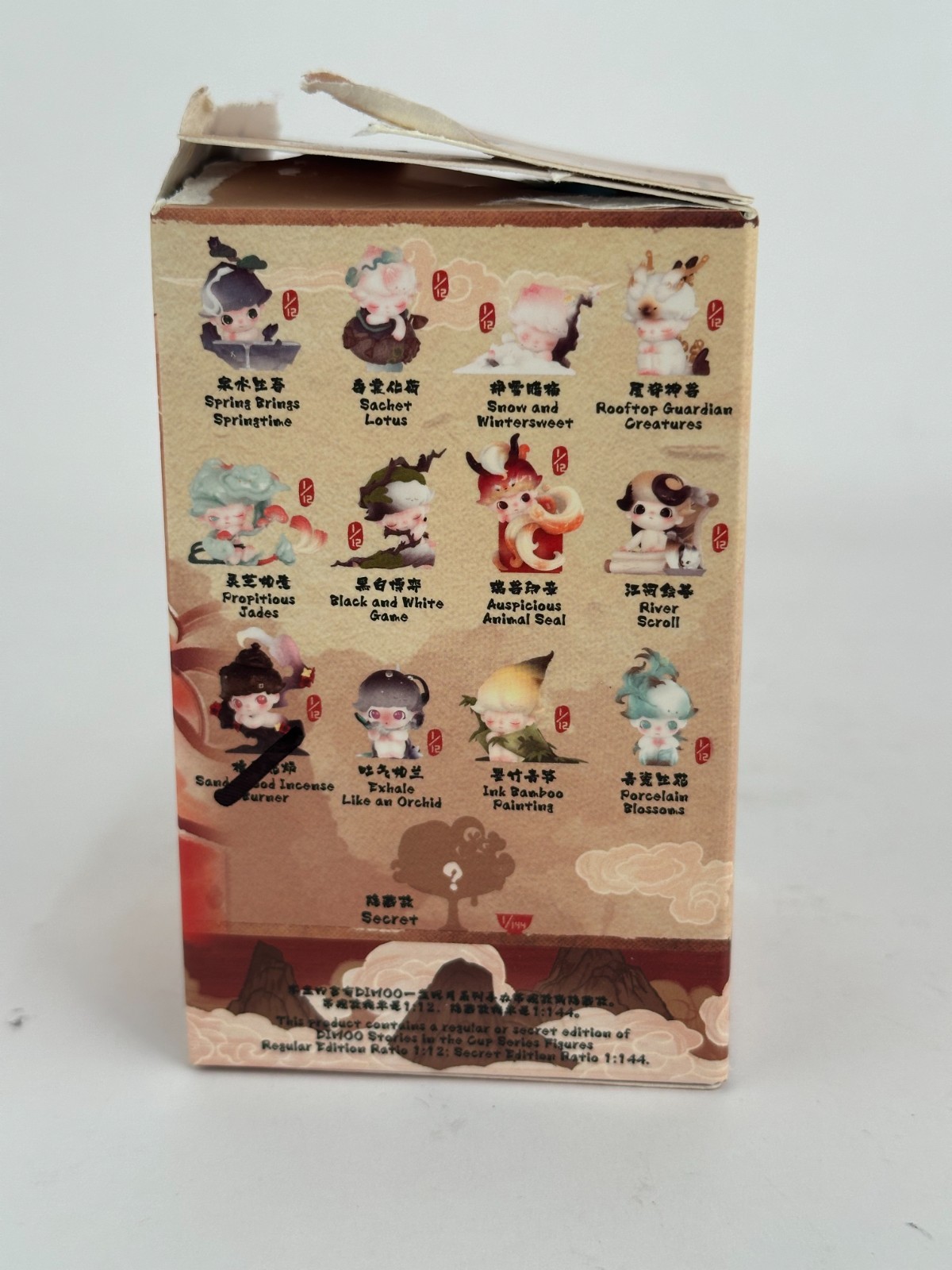 POP MART Dimoo Stories in the Cup Series Confirmed Figure Doll Sealed in OpenBox