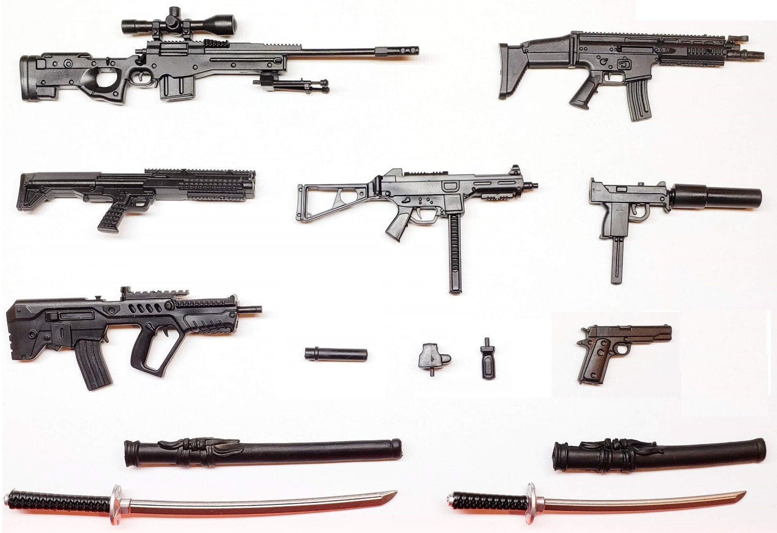 Marauder SERIES #2 1:12 Scale Weapons for 6″ GI Joe Classified -Factory Produced