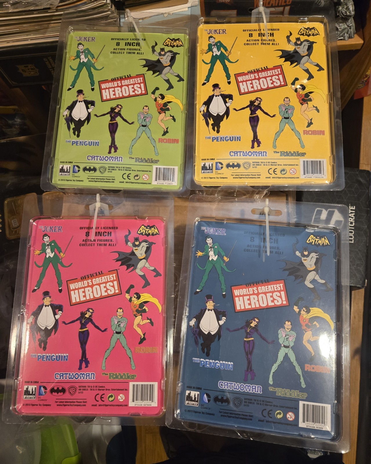 Figures Toy Company World’s Greatest Heroes Batman 8in Boxed Figure Lot 4