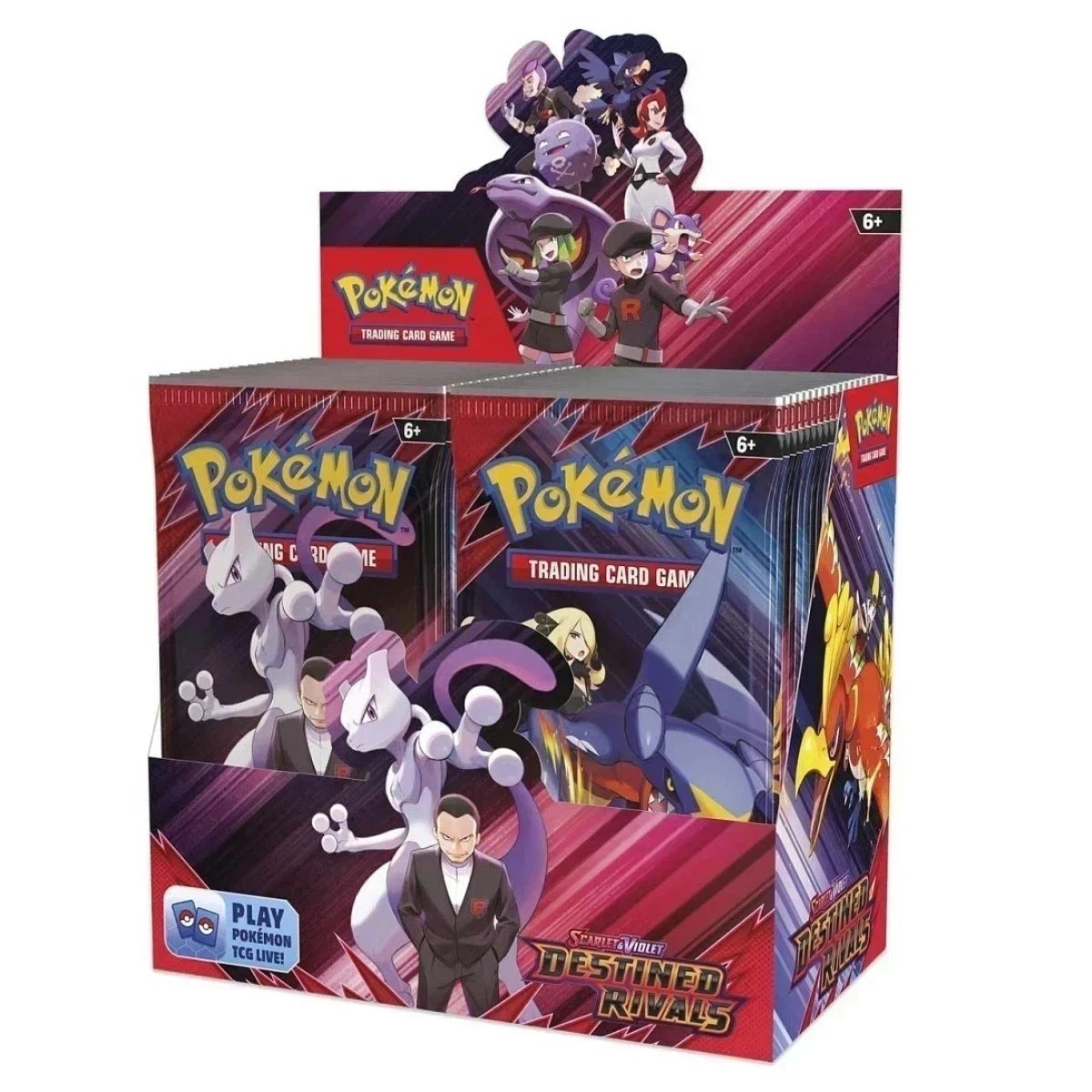 Pokemon TCG Scarlet Violet DESTINED RIVALS BOOSTER BOX PACK OF 4 box (144 Packs)