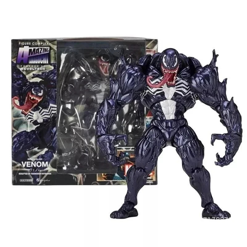 6.7» Venom Action Figure Yamaguchi Revoltech Poseable Collectible Toy 17cm Gift