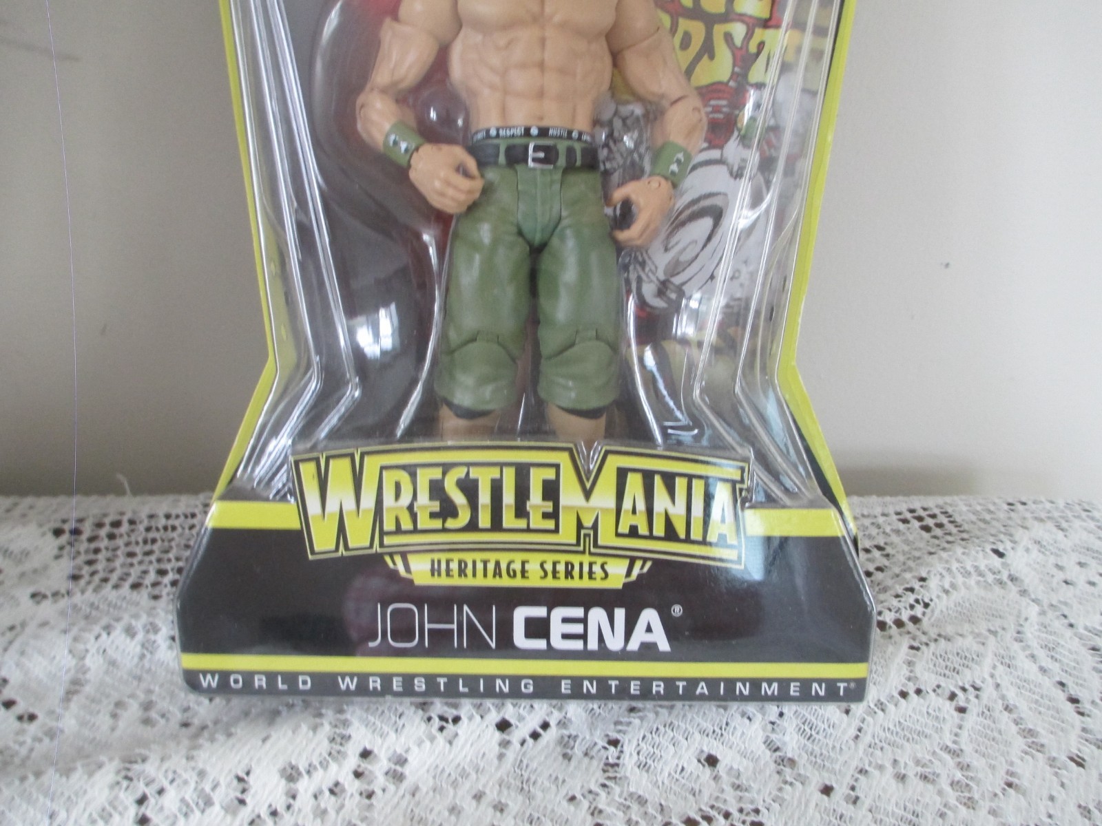 2010 WWE Mattel JOHN CENA Wrestlemania Heritage Series New In Package