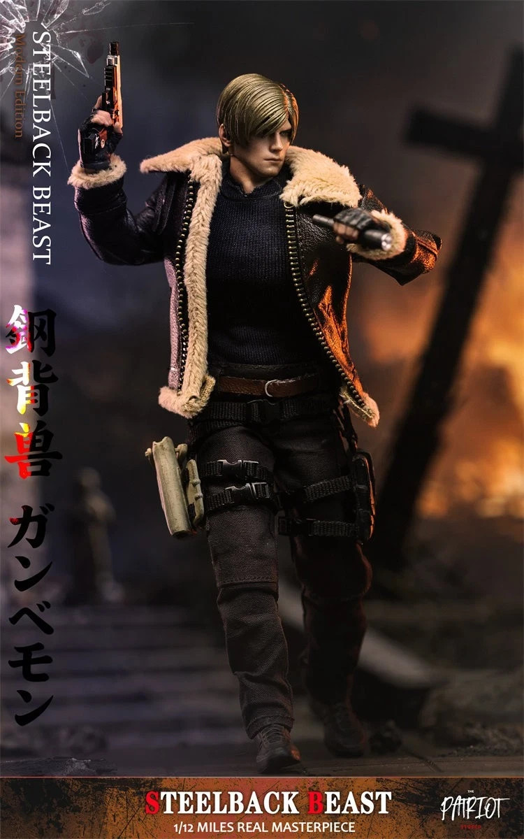 Patriot Studio RE4 Leon 1/12 Scale Real Masterpiece Action Figure New In Stock