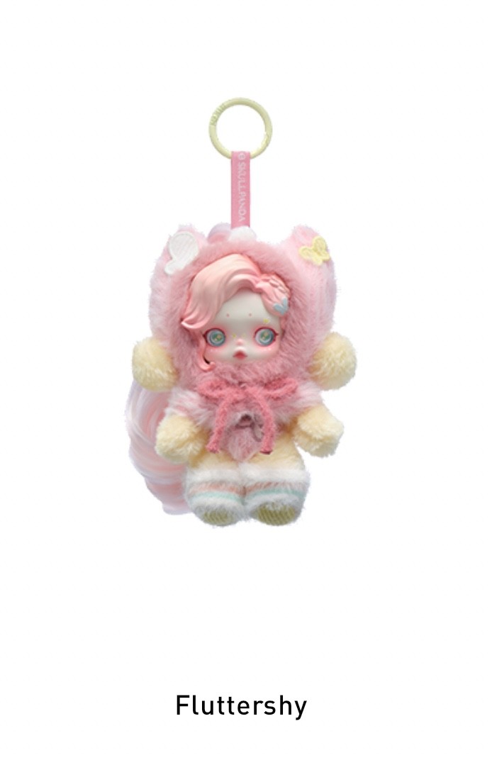 Pop Mart Skullpanda My Little Pony Series Pendant Plush Doll