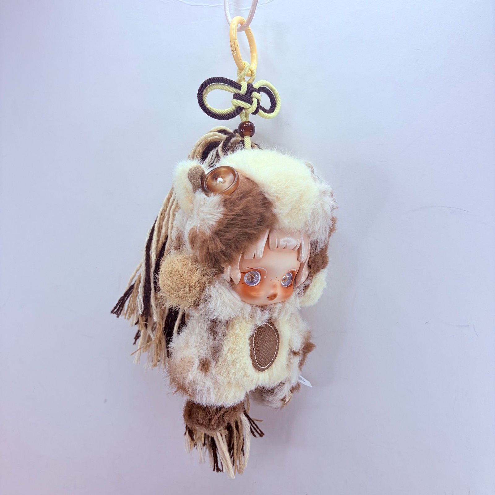 POP MART Have A Good Run Series Skullpanda Wisdom Plush Pendant NEW in Open Box
