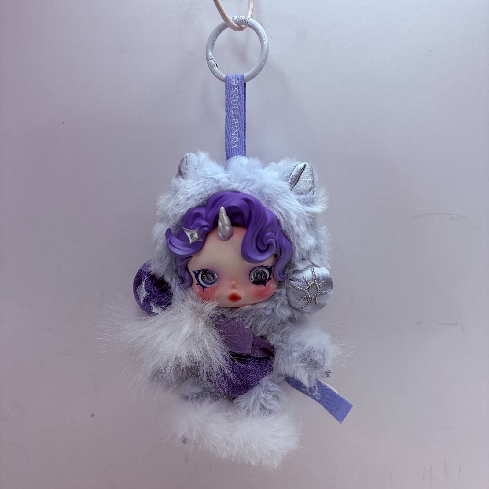 POP MART x Skullpanda My Little Pony Series Plush Doll Pendant Figure – Rarity