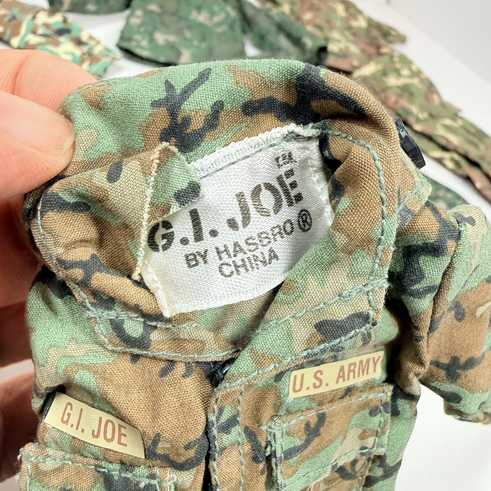 Lot Of 1/6 GI Joe Camouflage Uniform Marines Army 12” Figures
