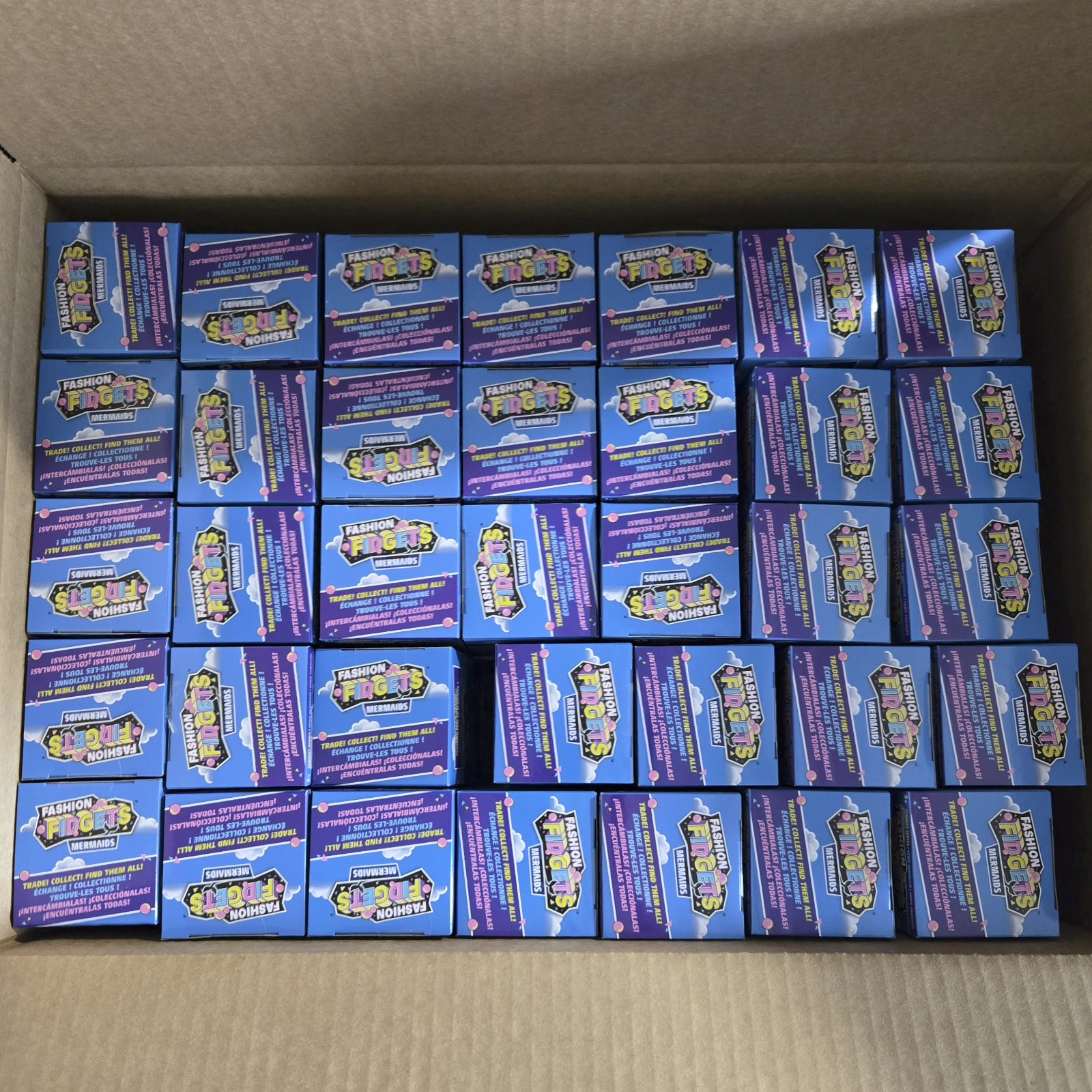 Fashion Fidgets Mermaids Fantasy Series – Lot of 105 Sealed Blind Boxes