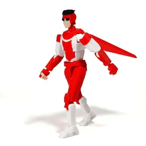 3D Printed Superhero Action Figures with Articulatable Limbs