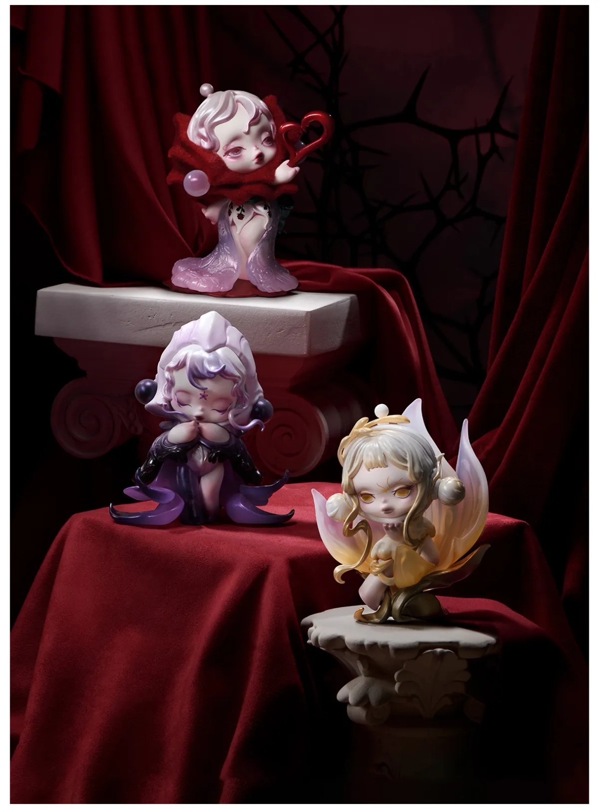 POP MART x Skullpanda Petals In Four Acts Series Confirmed Figure in Open Box