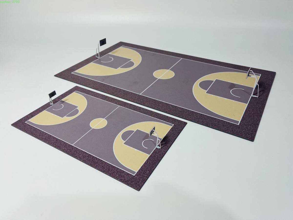 Abs Plastic Basketball Court Model Half/full Court For Urban Sand Table Layout