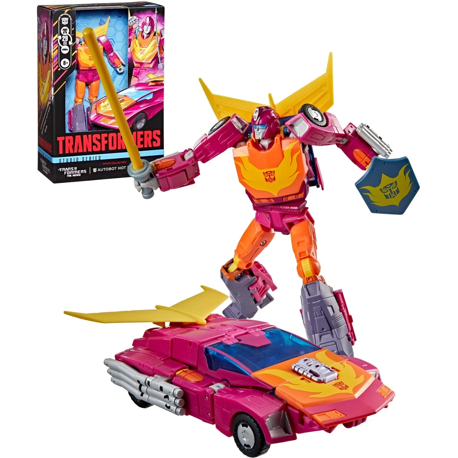 HASBRO TRANSFORMERS STUDIO SERIES VOYAGER MTMTE COLLECTION AUTOBOT HOT ROD