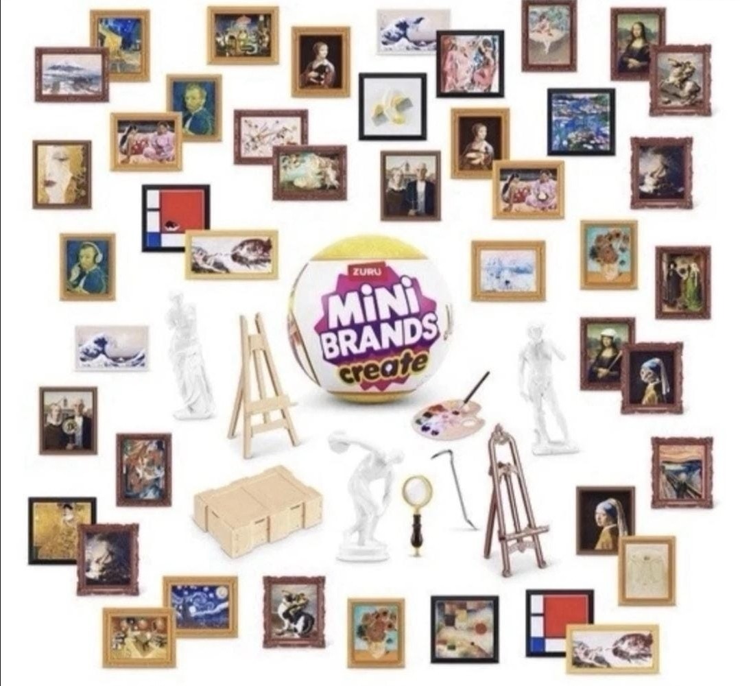 👉 ZURU Mini Brands Masterpieces Mini Toy Collectible Art Series
