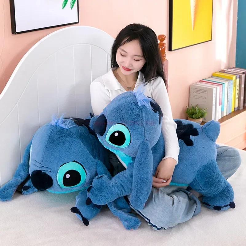 45/60/80cm Stitch Doll Plush Toys Lilo&stitch Plush Stuffed Doll Soft Pil