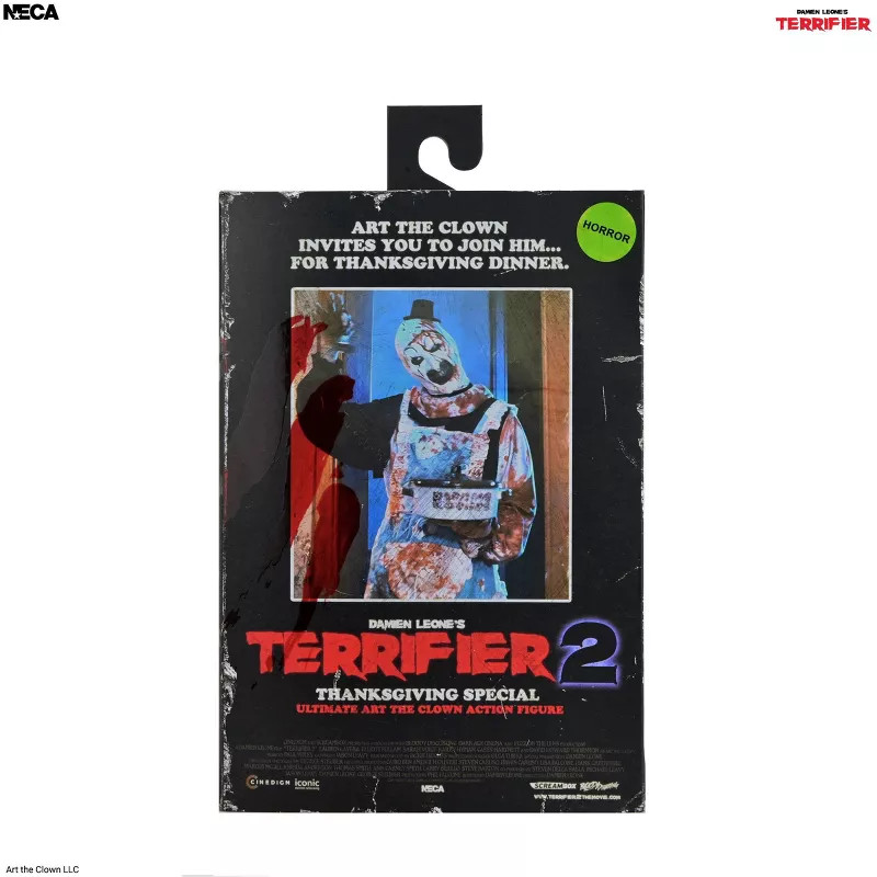 Ultimate Art the Clown Thanksgiving Terrifier 2 NECA Action Figure *PRESALE