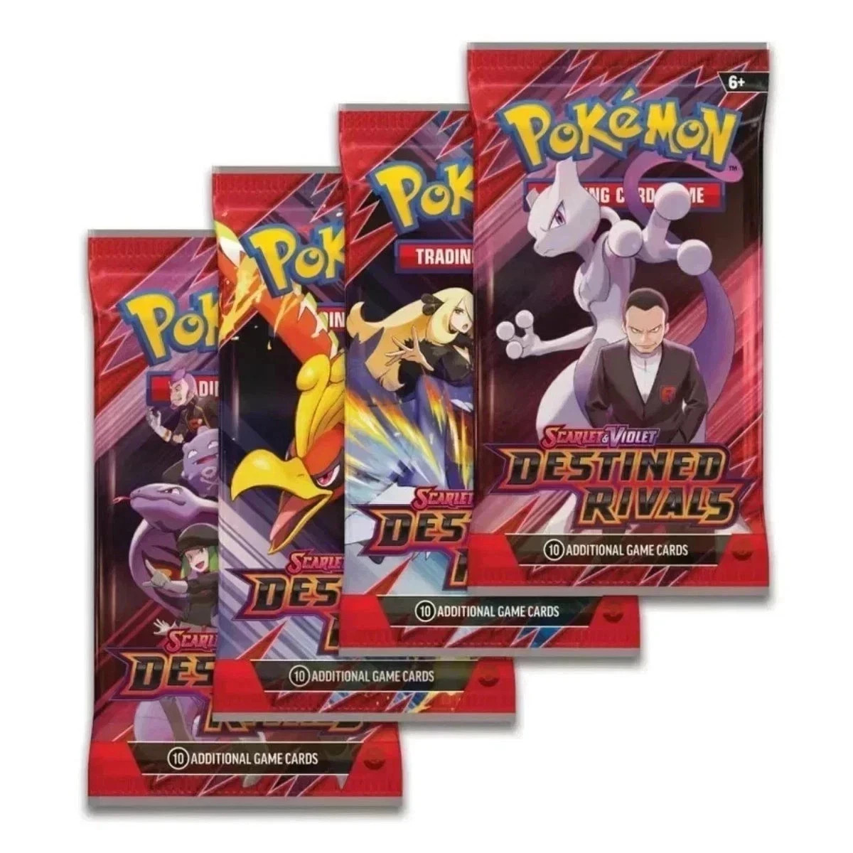 Pokemon TCG Scarlet Violet DESTINED RIVALS BOOSTER BOX PACK OF 4 box (144 Packs)