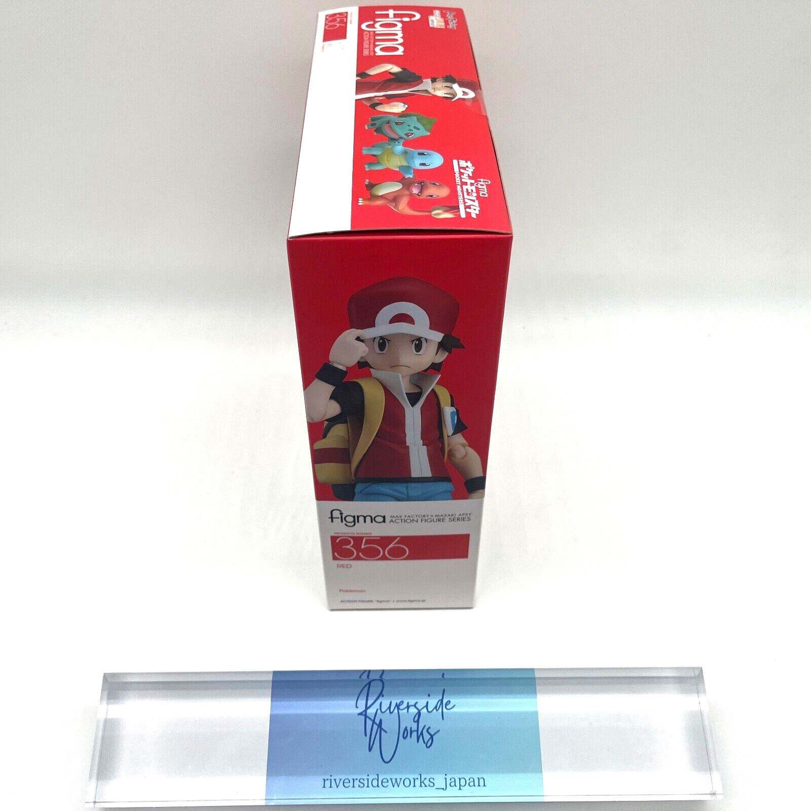 Max Factory figma Pokemon Red Trainer No.356 Pocket Monster Action Figure Japan