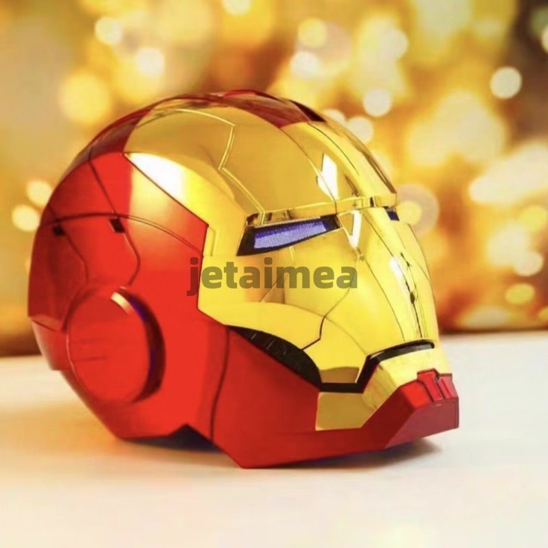 1:1 Iron Man MK5 Jarvis Deformable Voice Control Wearable Helmet Electroplated