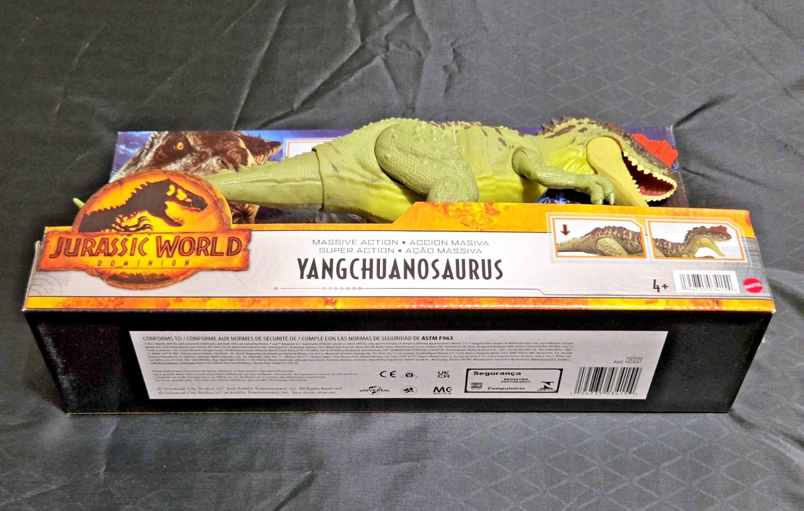 Jurassic World Dominion / Massive Action / Yangchuanosaurus / Mattel / 2021