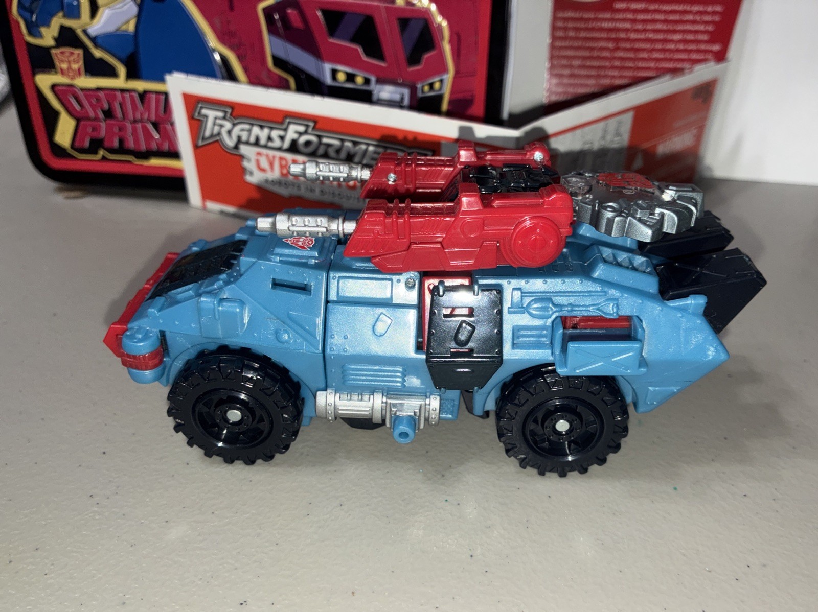 Transformers CYBERTRON DEFENSE HOT SHOT Cybertron RID COMPLETE Adult Owned