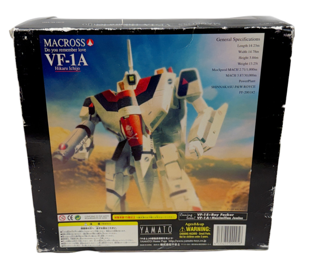 Macross – VF-1A Hikaru Ichijo Figure – MIB Yamato – Do You Remember Love