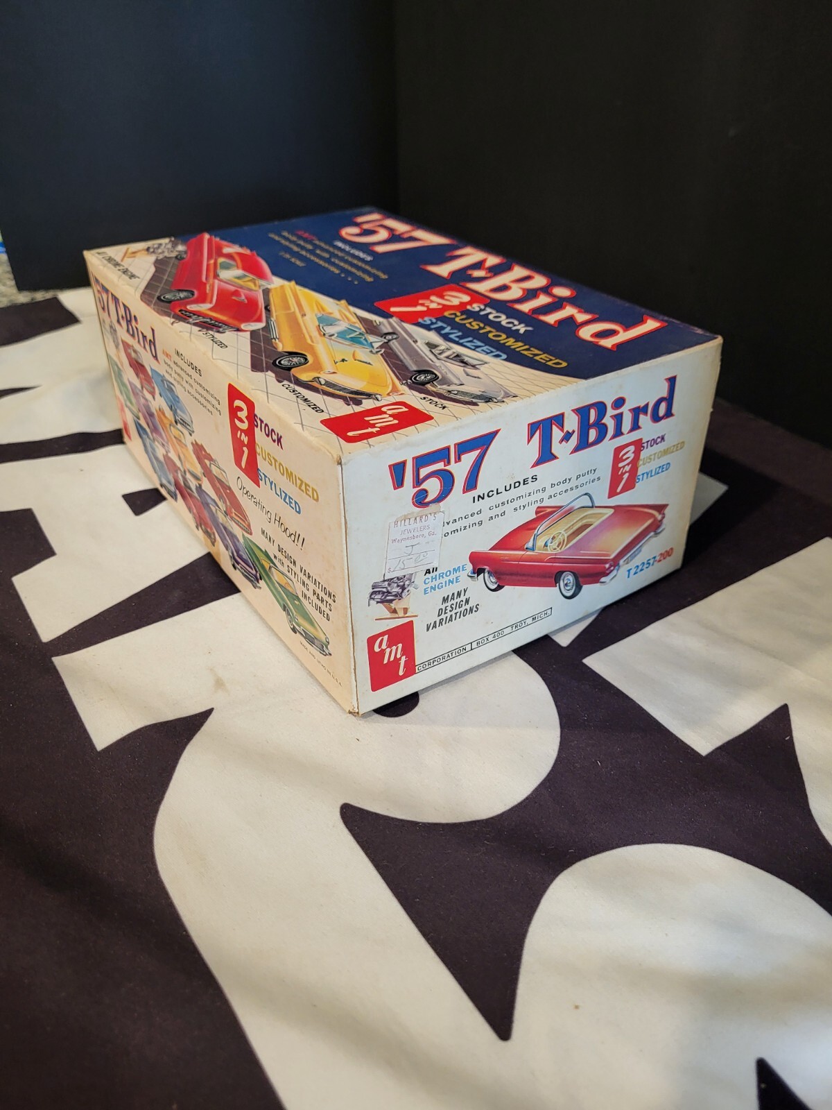 1957 T-Bird Ford Thunderbird 57 Model Kit AMT SMP 3 in 1 1/25 MIB NEW Unbuilt