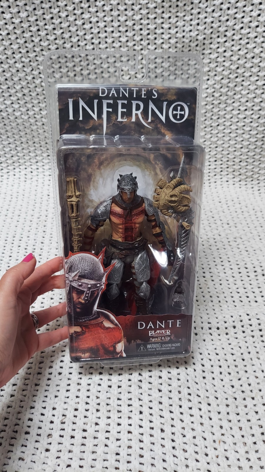 Dante’s Inferno Dan Action Figure NECA Player Select Dante Multicolor Boxed
